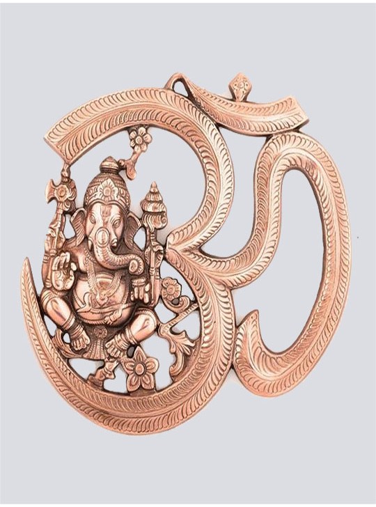 Lord Ganesha with Om Wall Hanging