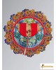 Laddu Gopal Ji Embroidery Design Red Dress/Poshak