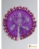 Laddu Gopal Ji Fancy Designer Net Purple Dress/Poshak