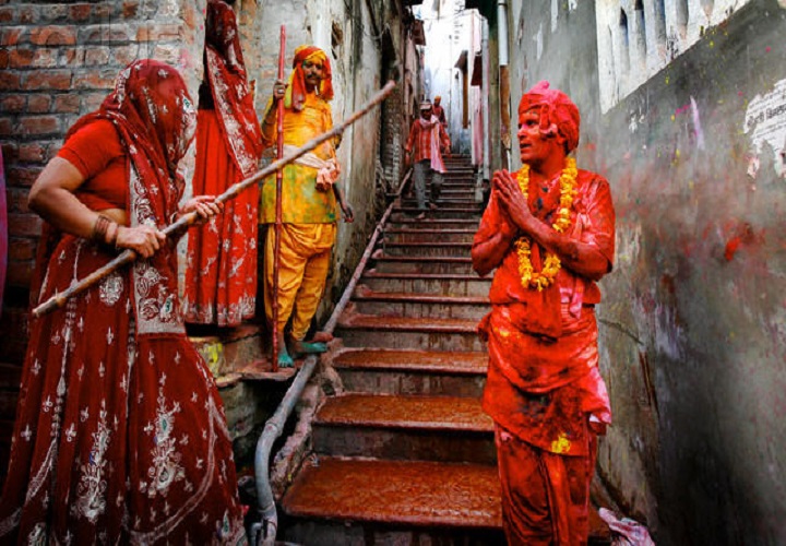India - Lathmar Holi Festival of Colors