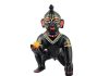 Black Hand Painted Lord Laddu Gopal Ball Thakur Ji Brass Statue Black Hand Painted Lord Laddu Gopal Ball Thakur Ji Brass Statue